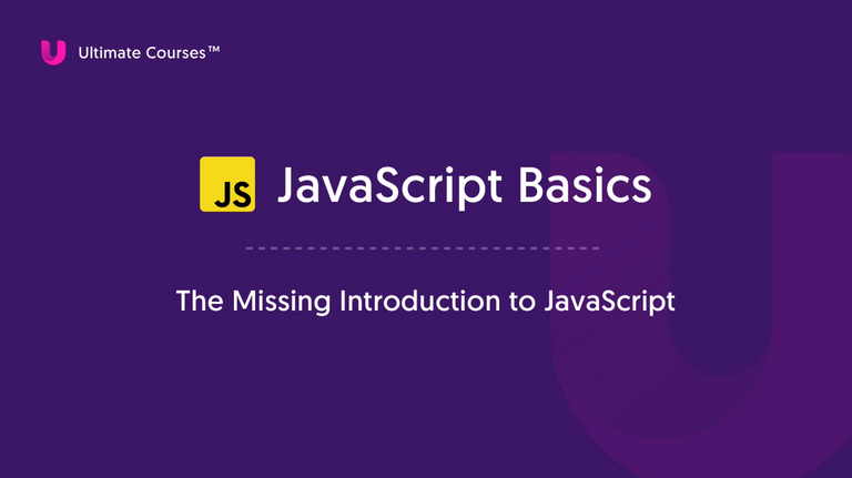 The Missing Introduction to JavaScript